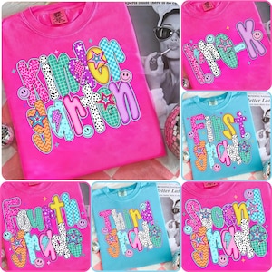 Preppy Back to School PNG Bundle Teacher Coquette First Day of School Shirt Design Girly Pink Bow Sublimation Pre-k 1st 2nd 3rd 4th Grade