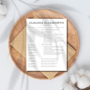 ATS Friendly Resume Word Editable Template Cv Microsoft Word Resume for Canva Canva Template Cv Template Canva Resume Word