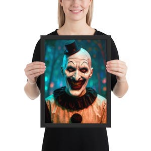 Grin from the Abyss – Framed Wall Art (Dreamstate Collection)