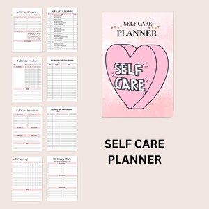 Self Care Planner, Daily Planner, Printable Self Care Planner, Digital Download, Self Care Routine, Self Care Printable, Instant download