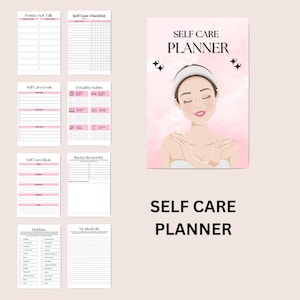 Self Care Planner, Daily Planner, Printable Self Care Planner, Digital Download, Self Care Routine, Self Care Printable, Instant download