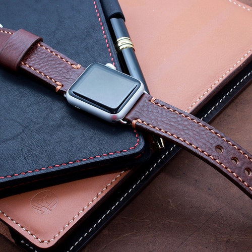 Apple Watch Band in Chestnut Brown Apple Watch 44mm 40mm | Etsy
