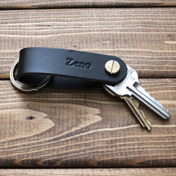 Personalized Leather KEY HOLDER, Key folder, keychain, Great gift ideas! Fathers day, Mothers day, Anniversary, Wedding, Birthday, New car!