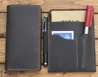 ESPRESSO BROWN Hand Stitched Leather wallet for iPhone 15, 15 Pro, 15 Pro Max, 15 plus and all other iPhone series