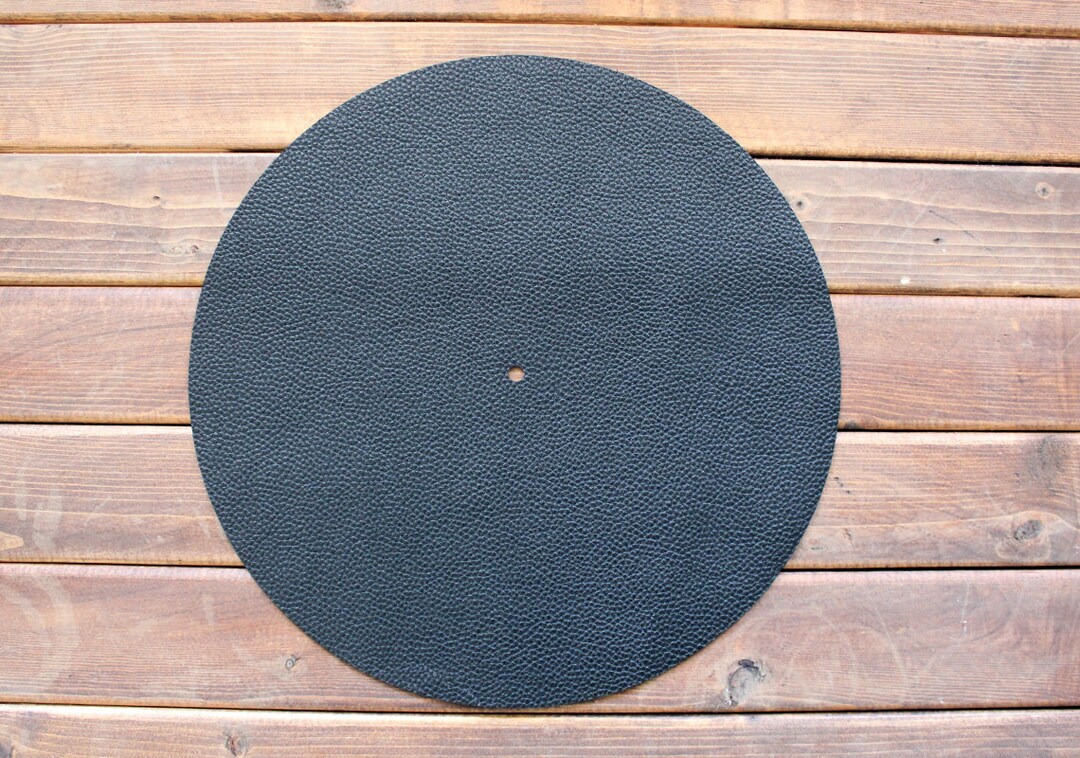 Turntable Mat Leather Turntable Slip Mat Leather Platter Etsy