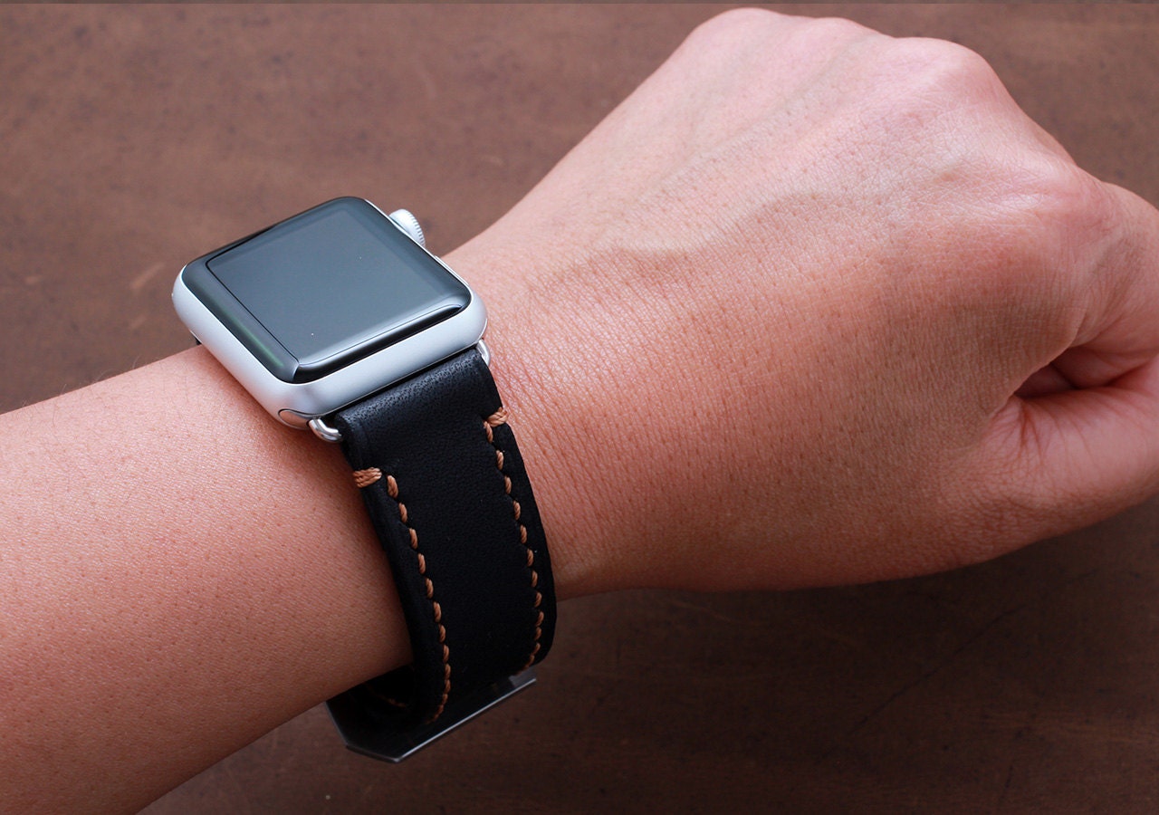 BASEBALL GLOVE Apple Watch Leather Strap 44mm 40mm 42mm Etsy