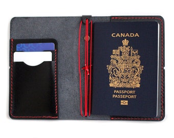 Couverture de passeport familial PERSONNALISÉE - Transportez jusqu’à 6 en UNE couverture en cuir