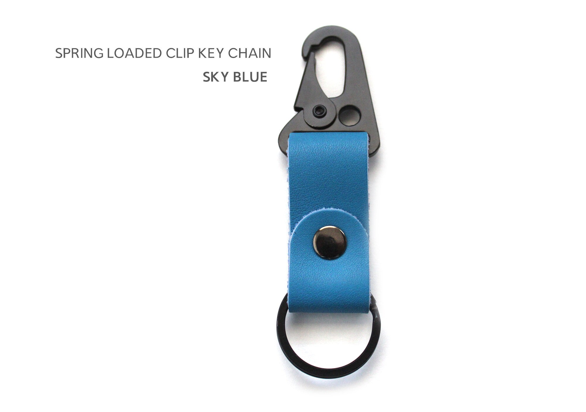 Spring loaded shop key holder