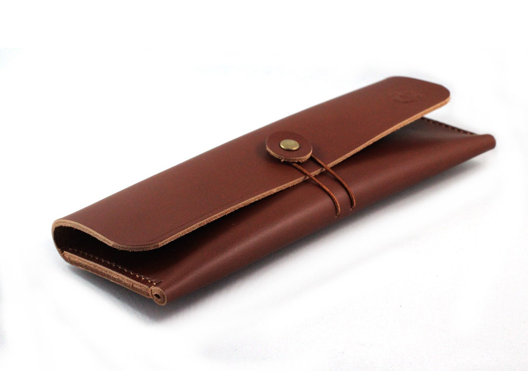 Hand-stitched Leather Pencil Case/ Multi-pouch in MILK - Etsy
