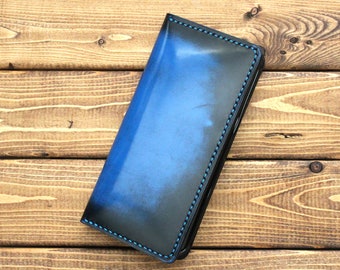 iPhone 11 Wallet in Hand Burnished Leather