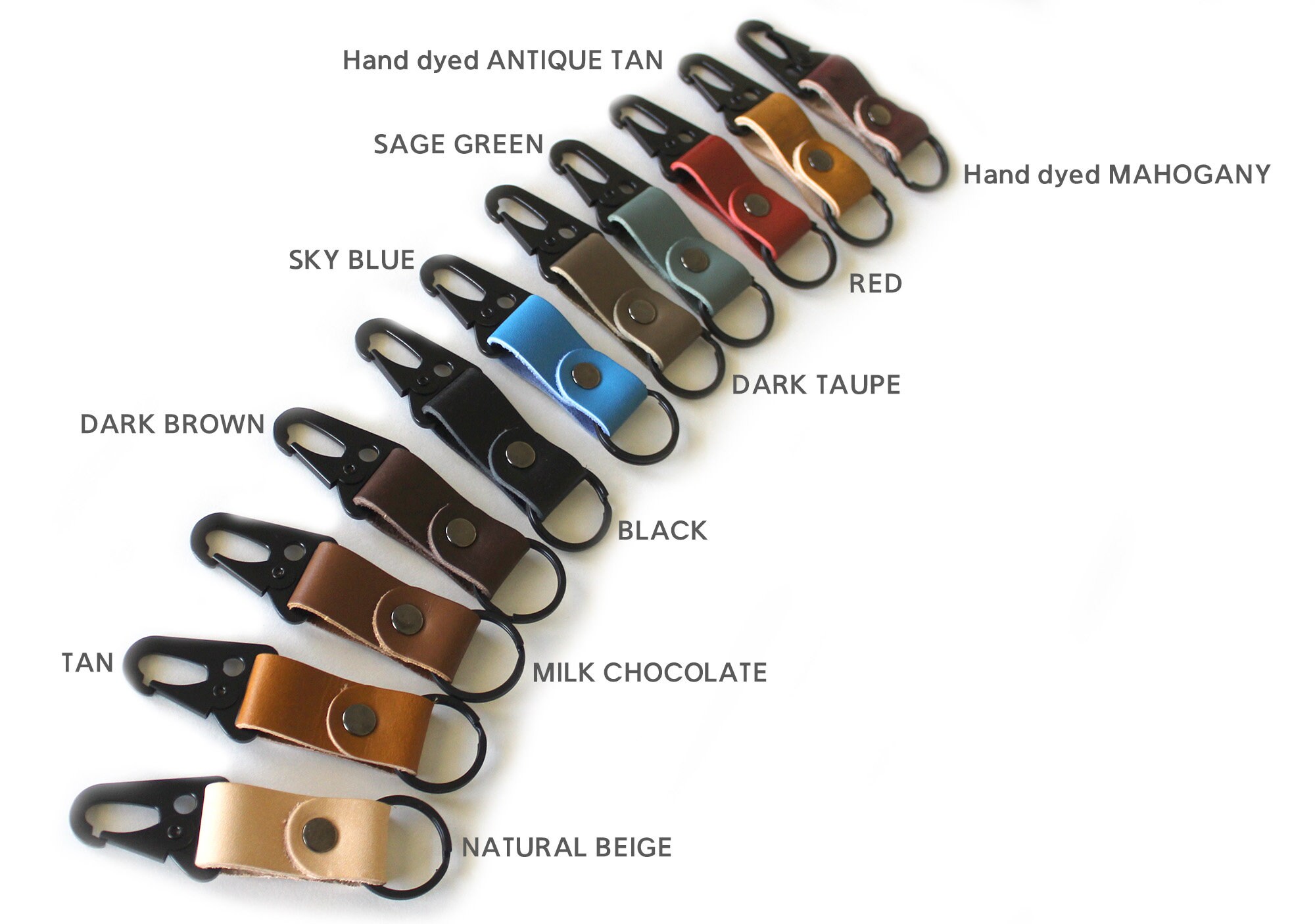 Personalized Spring Loaded Clip KEY CHAIN Attachable to a Etsy Canada