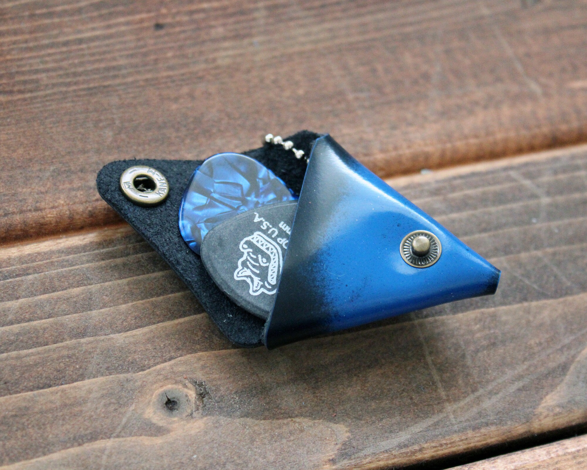 Guitar Pick Leather Case Etsy