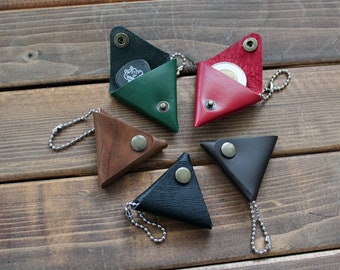 Guitar Pick Leather Case