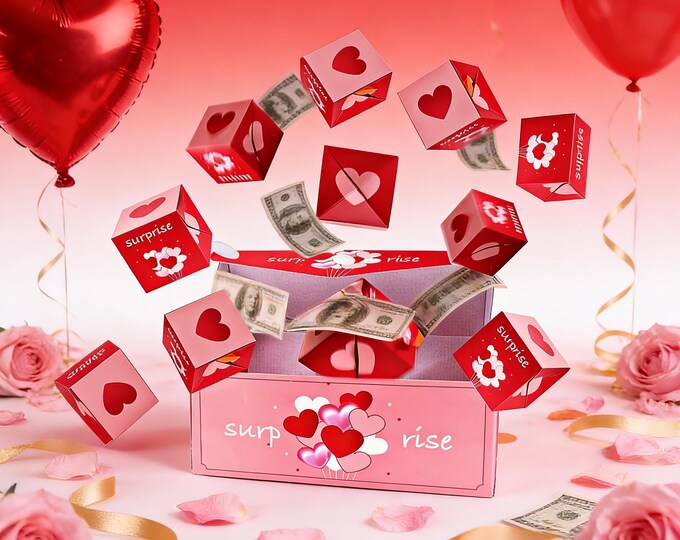 Surprise Pop up Box Set With 16PCS Exploding Pop up Box and Gift Bag ...
