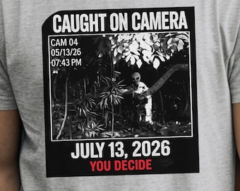 James Franco Alien Shirt, Caught On Camera UFO Tee, Viral Alien Footage T Shirt, You Decide Funny Sci Fi Meme Shirt