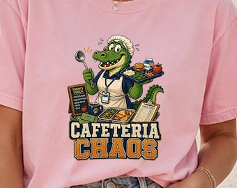 Lunch Lady Shirt, Cafeteria Crew Tee, Funny Cafeteria Chaos Shirt, School Kitchen Staff Gift, Back to School