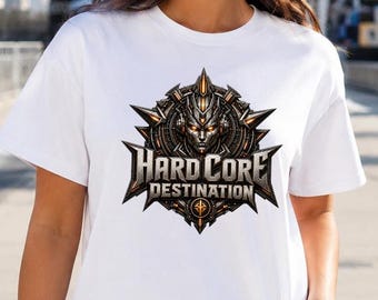Hard Techno Shirt, Hardcore Destination Cyber Tee, Rave Festival Music Shirt, Hardcore Gift