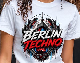 Berlin Techno Shirt, Afterhours Signal Tee, Dark Club Rave Music Shirt, Underground Electronic Festival Gift