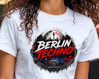 Berlin Techno Shirt, Midnight Warehouse Tee, Dark Underground Rave Music Shirt, Electronic Festival Gift