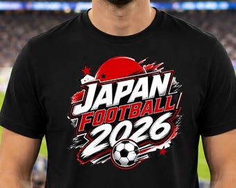 Japan Soccer Fan Shirt 2026, Japan Football Supporter Tee, World Cup Game Day Gift