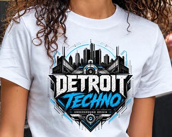 Detroit Techno Shirt, Underground Origin Tee, Warehouse Rave Music Shirt, Industrial Electronic Gift