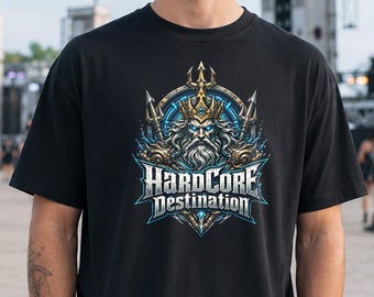 Acid Techno Shirt, Hardcore Destination Mythic Rave Tee, Hardcore Music Festival Shirt, Techno Gift
