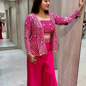 Pakistani Designer Aqua Blue Chinnon Silk fully embroidered Sequence Work Readymade Salwar Kameez Stitched Wedding Wear Suits