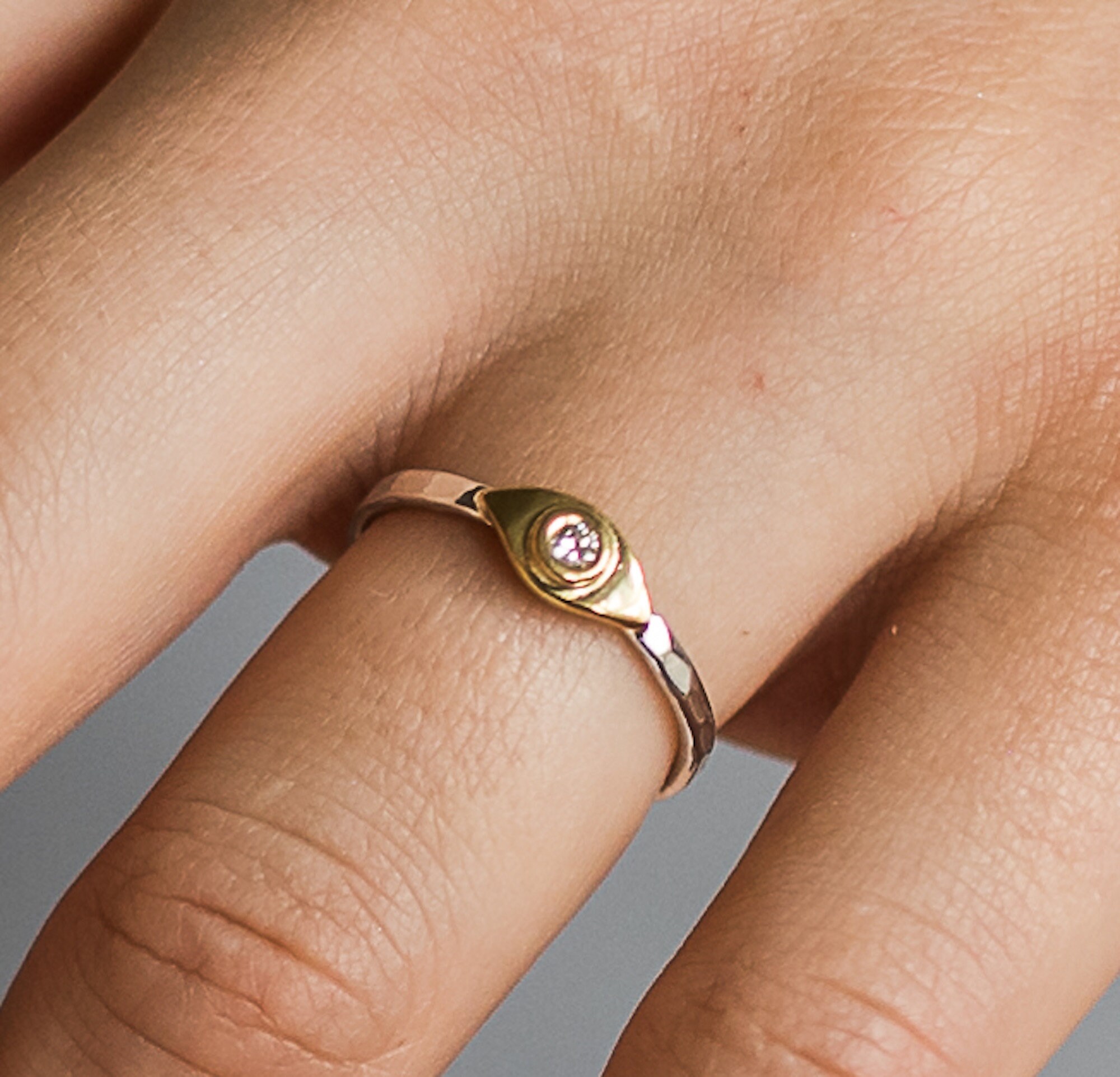 Evil Eye Ring Third Eye Ring Talisman 