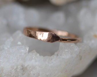 Ouroboros Ring - Snake Ring, Rose or White Gold - Gold Band - Wedding Band - Wedding Ring - Artisan Wedding Band