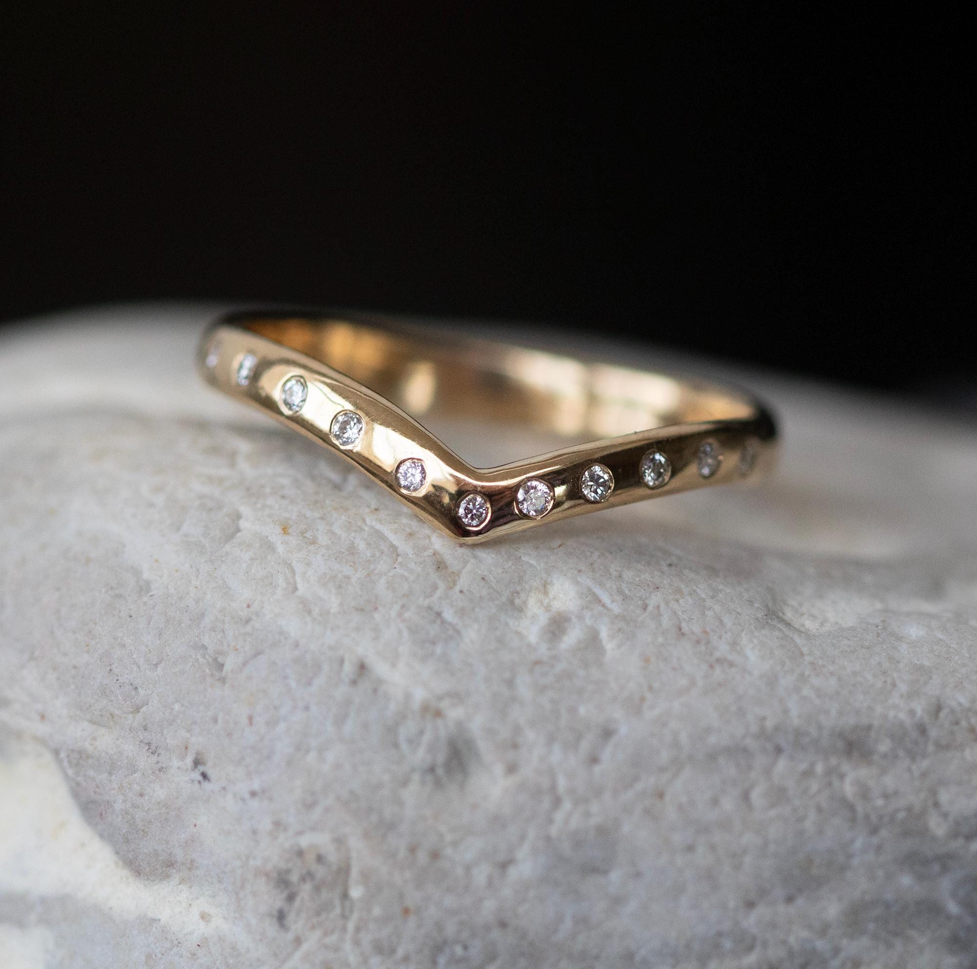 Gold Earrings Dream Meaning Dream Of Engagement Ring Breaking Marcus Band –  Midwinter Alternative Bridal Rings And