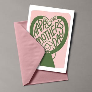 Cartão de Dia das Mães para imprimir, cartão fofo para a mãe, cartão digital engraçado para download, presente instantâneo da filha ou do filho
