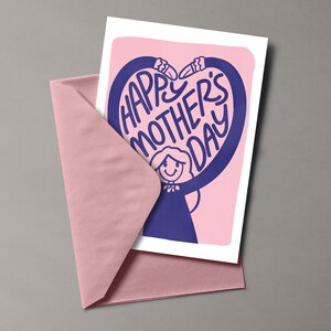 Cartão de Dia das Mães para imprimir, cartão fofo para a mãe, cartão digital engraçado para download, presente instantâneo da filha ou do filho