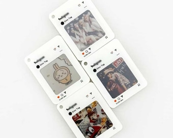 NFC Powered Four Color E-ink Acrylic Frame Style Keychain