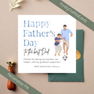 Biglietto per la festa del papà / Biglietto personalizzato per papà / Il miglior papà di sempre / Regalo premuroso per la festa del papà / Biglietto da figlio / Buona festa del papà