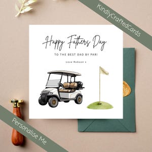 Tarjeta del Día del Padre / Tarjeta personalizada para papá / El mejor papá del mundo / Regalo para el Día del Padre / Tarjeta de mi hijo / Feliz Día del Padre