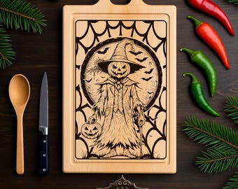 Halloween Ghost Cutting Board SVG: Laser Cut File (Digital Download
