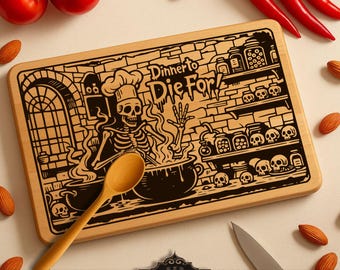 Archivo láser SVG para tabla de cortar: Diseño de tabla de charcutería (descarga digital)