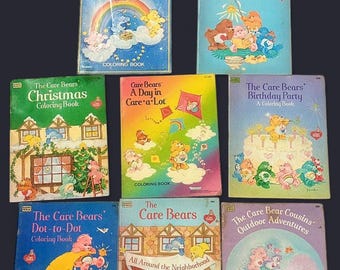 Vintage Kenner care bear coloring books take your pic