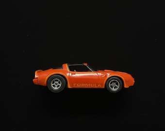 Vintage AFX Pontiac Firebird Trans Am HO Slot Car – Orange Formula – Magna-Traction