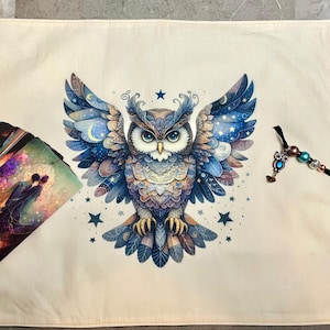 Owl Tarot Wrap Mat – Spirit Guide Cloth