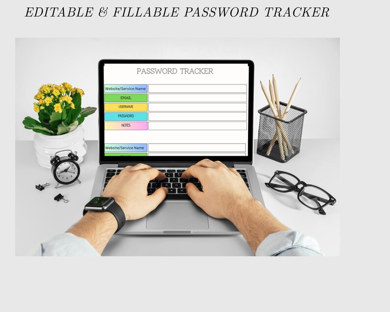 Password Tracker Printable PDF | Secure Login & Password Organizer - Etsy