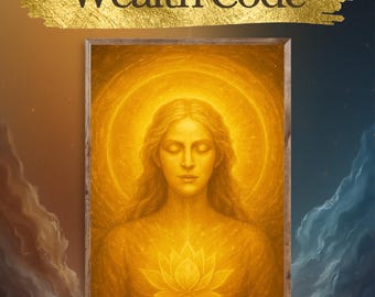 Customised Abundance & Wealth Light Code • Money Manifestation Sigil • Prosperity Energy Art