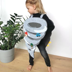 Déguisement de tornade en feutre fait main : déguisement pour enfants et adultes