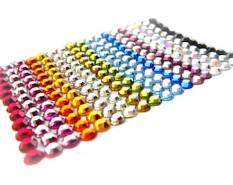 200pcs Crystal Rhinestone SS10 size 2.8mm Flatback Non hotfix - Pick Your Colours