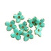 10  Pastel Green Enamel buttons Hydrangea Petal - Earring Stud, Bridemaid Hair Accessories, Bouquet Charm RB-069 (size 15mm or 0.6 inch) 