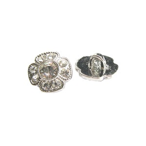 5 Stück oder andere Menge Kristall Strass Knöpfe für Hochzeitsdekoration, Einladungskarte, Ringkissen, Haarnadel RB-129 (14mm oder 0,55 inch)
