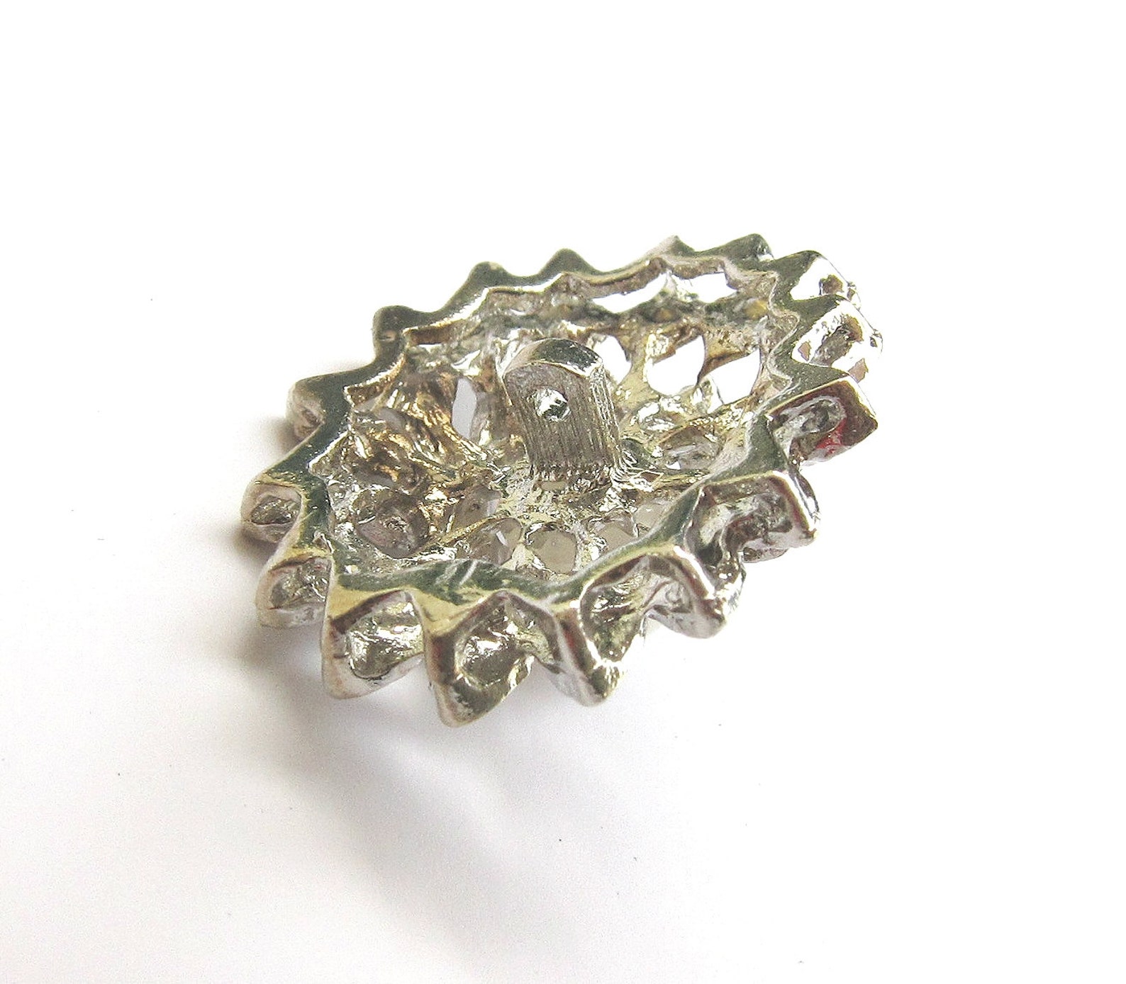 5 Vintage-inspired Pearl Crystal Rhinestone Buttons for Wedding Hair ...