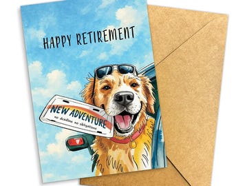 Funny Retirement Card: New Schedule Greeting Card, Gift for Coworker, Friends