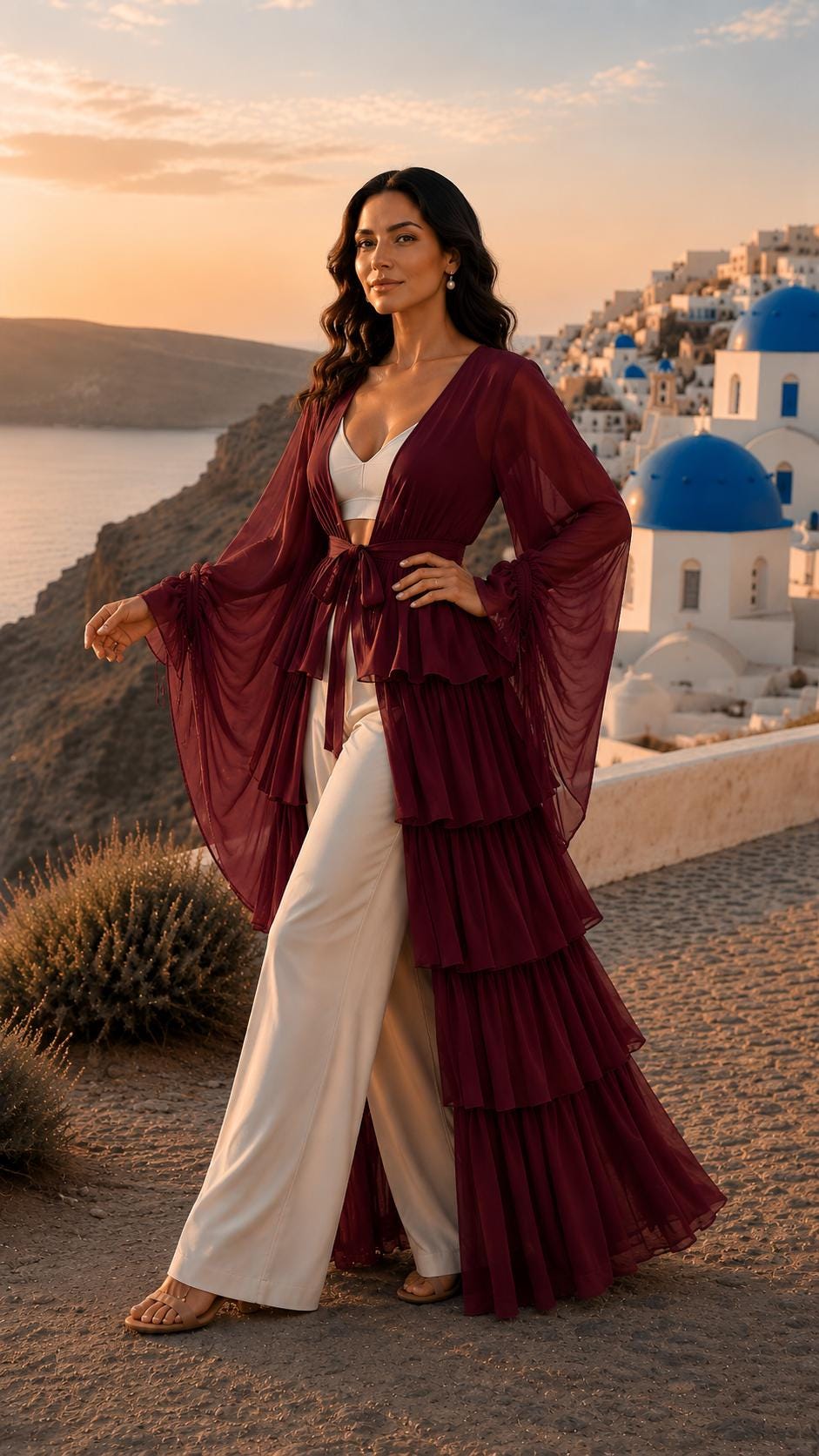 Flying Dress Burgundy