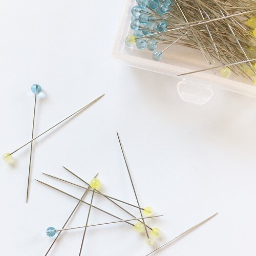 Clover Glass Head Sewing Pins Extra Fine & Sharp for Quilt Etsy